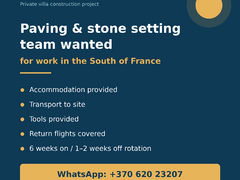 Paving & stone setting team — France